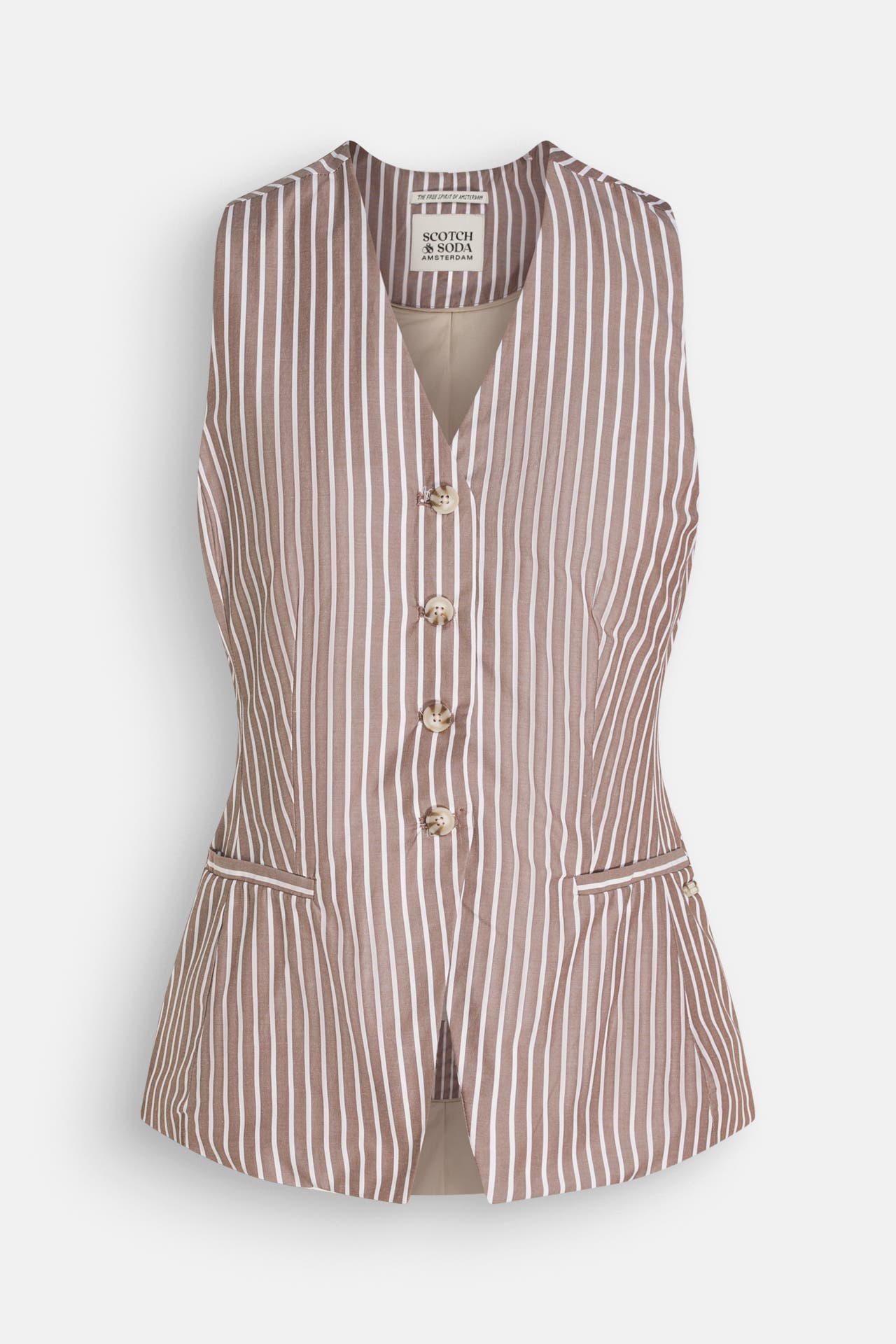 SCOTCH & SODA Anzugsweste gestreift, Bild 1