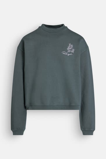 ROUGH. Sweatshirt dunkelgrau