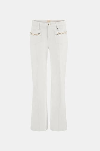 GUESS Stoffhose ecru