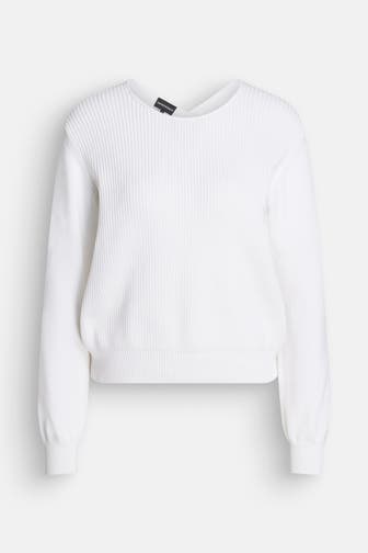 EMPORIO ARMANI Strickpullover weiß