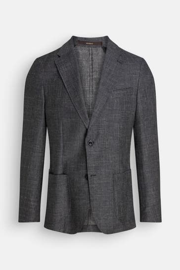 WINDSOR. Wollmix-Sakko dunkelgrau