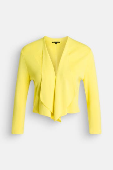 COMMA, Strickjacke gelb
