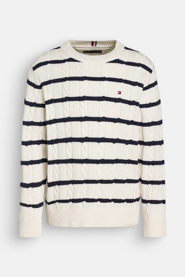 TOMMY HILFIGER Strickpullover gestreift