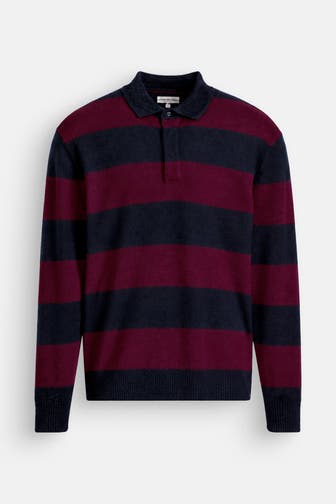 TOMMY HILFIGER Langarm-Polo zweifarbig