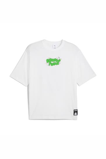 PUMA T-Shirt 'RIPNDIP'weiß
