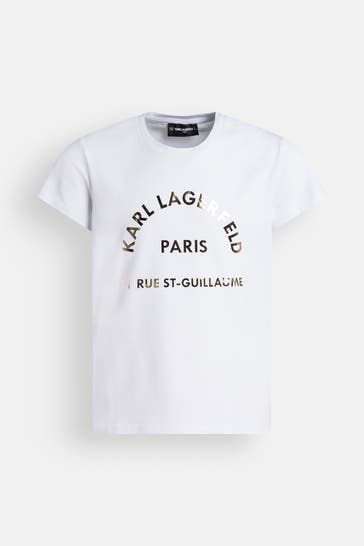 KARL LAGERFELD T-Shirt weiß