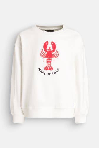 MARC O'POLO Sweatshirt weiß
