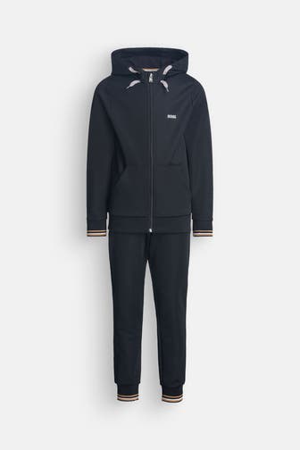 BOSS Set: Sweatjacke & Sweatpants schwarz