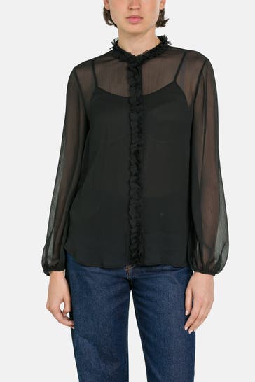LUISA CERANO Casual-Bluse schwarz