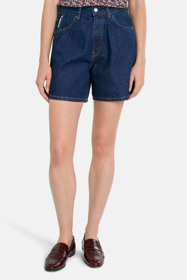 MARC O'POLO DENIM Jeansshorts 'Flida' dunkelblau