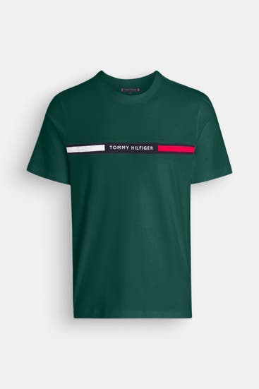 TOMMY HILFIGER - T-Shirt dunkelgrün