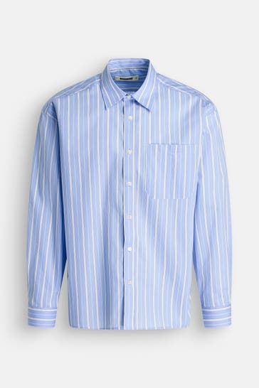 WOODBIRD Casual-Hemd 'Buzo' gestreift