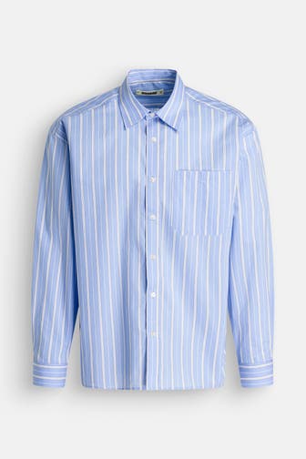 WOODBIRD Casual-Hemd 'Buzo' gestreift