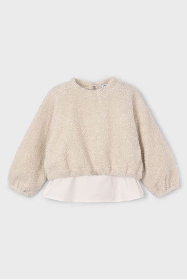 MAYORAL Layer-Sweatshirt beige