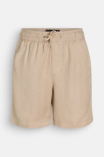 TOMMY HILFIGER Leinenmix-Shorts beige