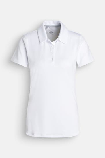 UNDER ARMOUR Polo Shirt 'Playoff' white