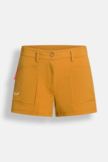 SALEWA Funktions-Shorts ocker