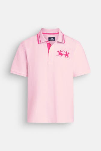 LA MARTINA Polo-Shirt rosa