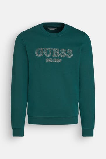 GUESS Sweatshirt dunkelgrün
