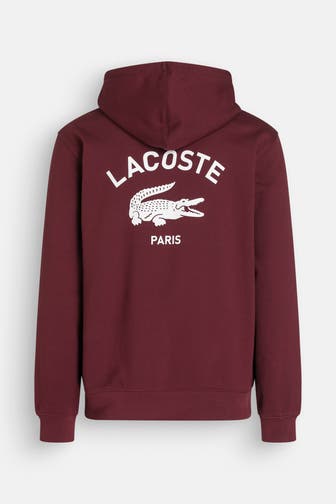 LACOSTE Hoodie ziegelrot