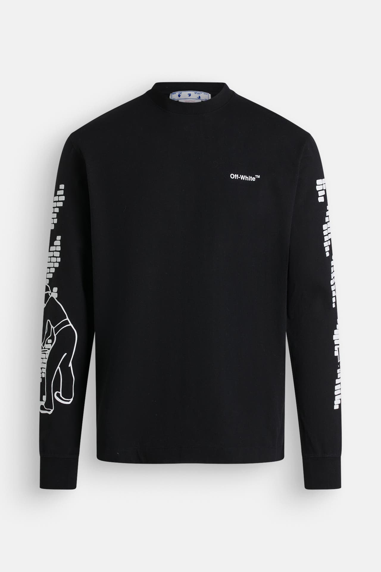 OFF-WHITE Longsleeve zweifarbig, Bild 1