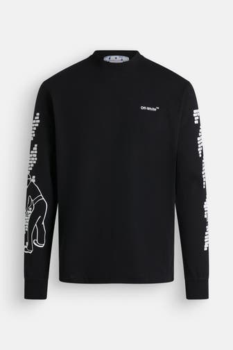 OFF-WHITE Longsleeve zweifarbig