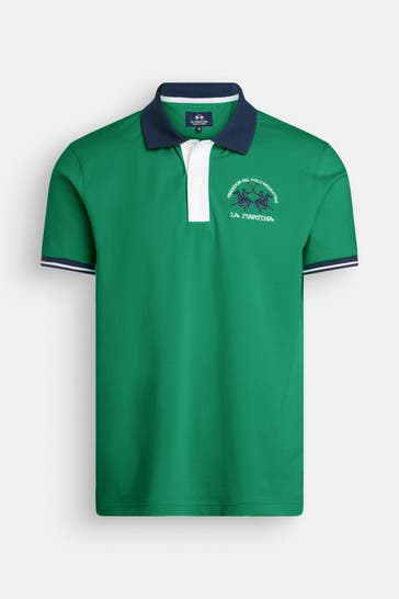 LA MARTINA Polo-Shirt grün