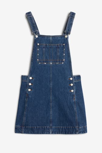 7 FOR ALL MANKIND Latzkleid dunkelblau