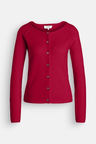 ROSEMUNDE Kaschmirmix-Cardigan 'Laica' dunkelrot