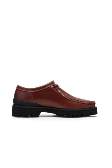 CLARKS Lederschnürer 'Walla' braun