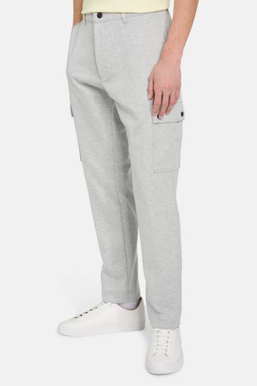 HUGO Stoffhose 'Glian' hellgrau