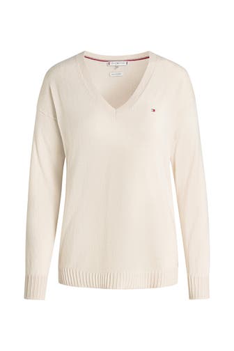TOMMY HILFIGER Strickpullover beige