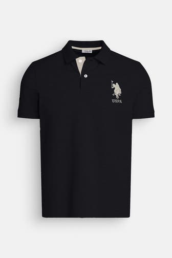 U.S. POLO ASSN. Polo-Shirt schwarz