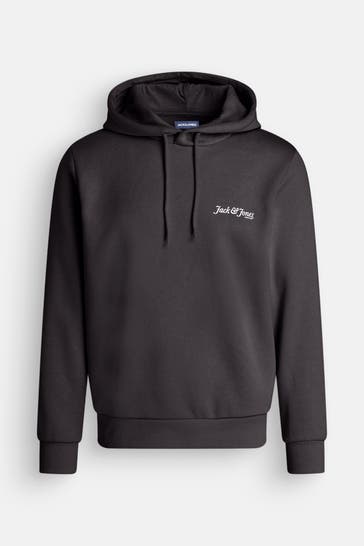 JACK & JONES Hoodie schwarz