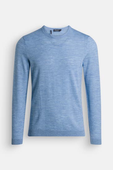 MAERZ MUENCHEN Wollpullover azurblau