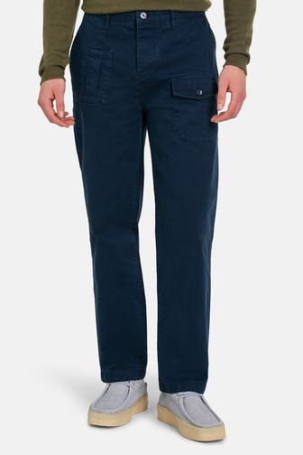 DESIGUAL Stoffhose navy straight