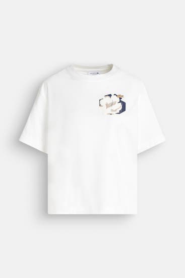 LACOSTE - T-Shirt weiß oversize