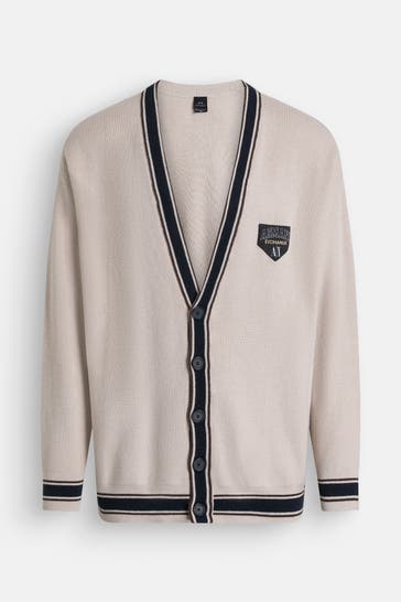 ARMANI EXCHANGE Strickjacke zweifarbig