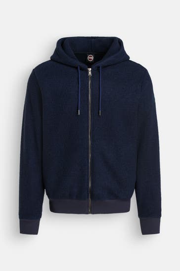 COLMAR Strickjacke dunkelblau meliert