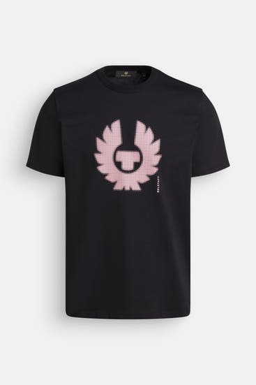 BELSTAFF - T-Shirt 'Bitmap' schwarz