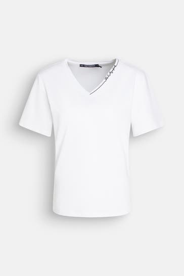 KARL LAGERFELD T-Shirt weiß