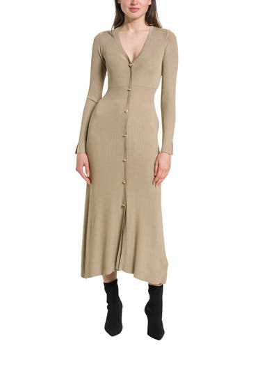 GANT Strickkleid gold