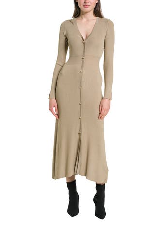 GANT Strickkleid gold