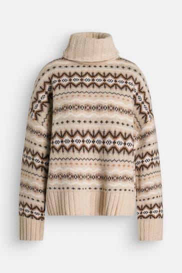 BARBOUR Rollkragenpullover gemustert