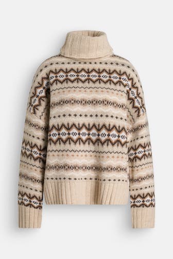 BARBOUR Rollkragenpullover gemustert