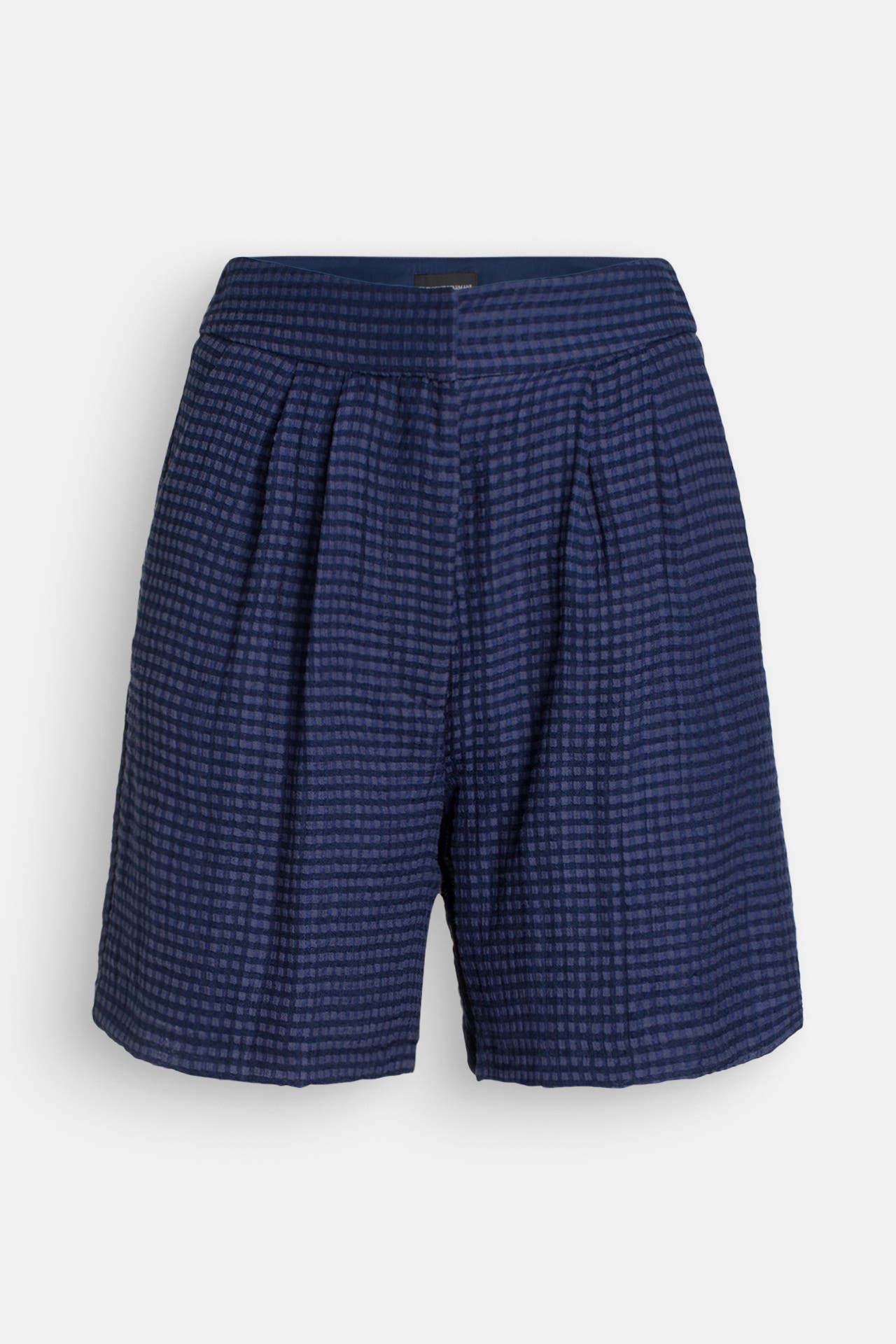 EMPORIO ARMANI Shorts blau kariert, Bild 1