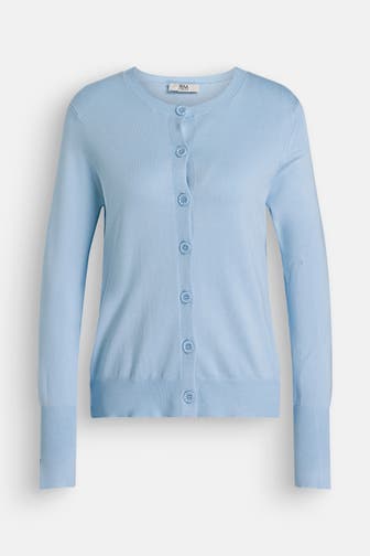 RM BY ROSEMUNDE Strickjacke 'Sandra' hellblau