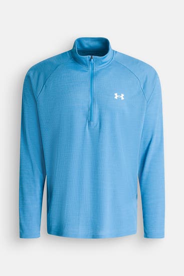 UNDER ARMOUR - Longsleeve 'Textured' türkis