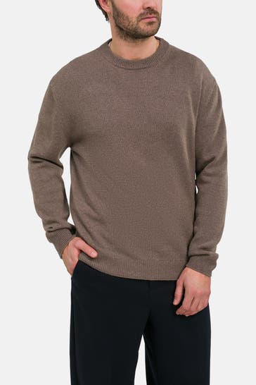 DANIELE FIESOLI Kaschmirpullover hellbraun