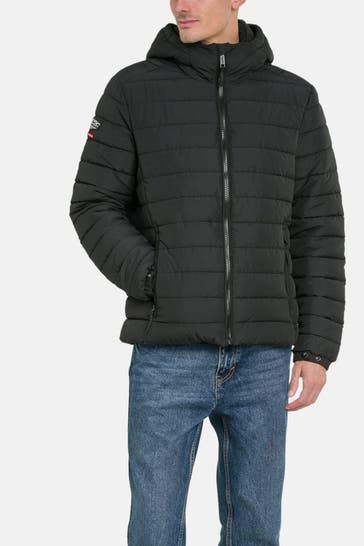 SUPERDRY Light-Steppjacke schwarz